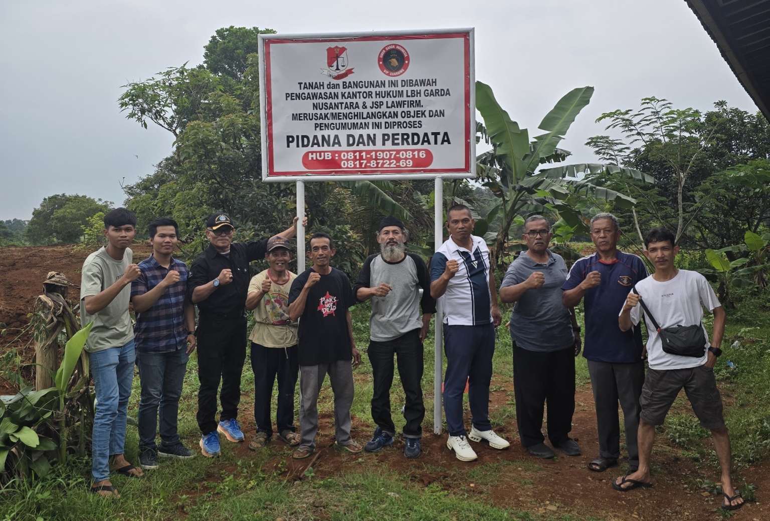Petani Penggarap Tuntut Hentikan Aksi Pengosongan Lahan oleh PT Bukit Jonggol Asri